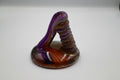 Vintage Studio Art Glass Swirled Sculptural Ribbon