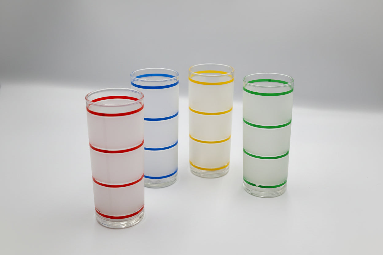 Vintage Libbey Tom Collins Set 4pc