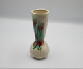 Mid‑Century Modern Studio Pottery Vase with Multicolor Drip Glaze