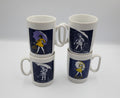 Vintage Morton’s Salt "When It Rains It Pours" Advertising Mugs