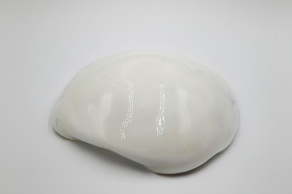 Murano White Tutti Frutti Glass Catchall