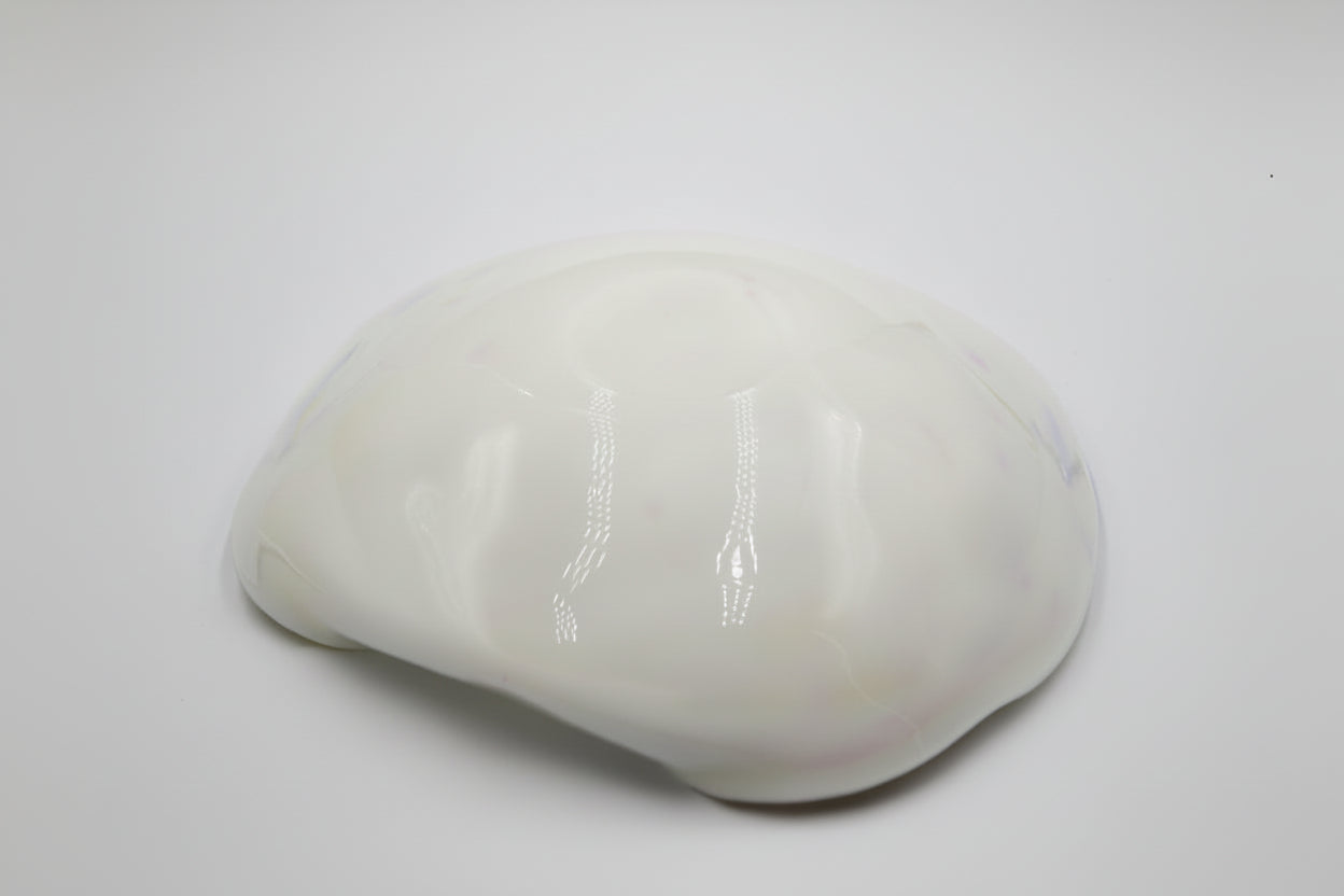 Murano White Tutti Frutti Glass Catchall