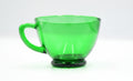 Retro Green Glass Punch/Espresso Cup