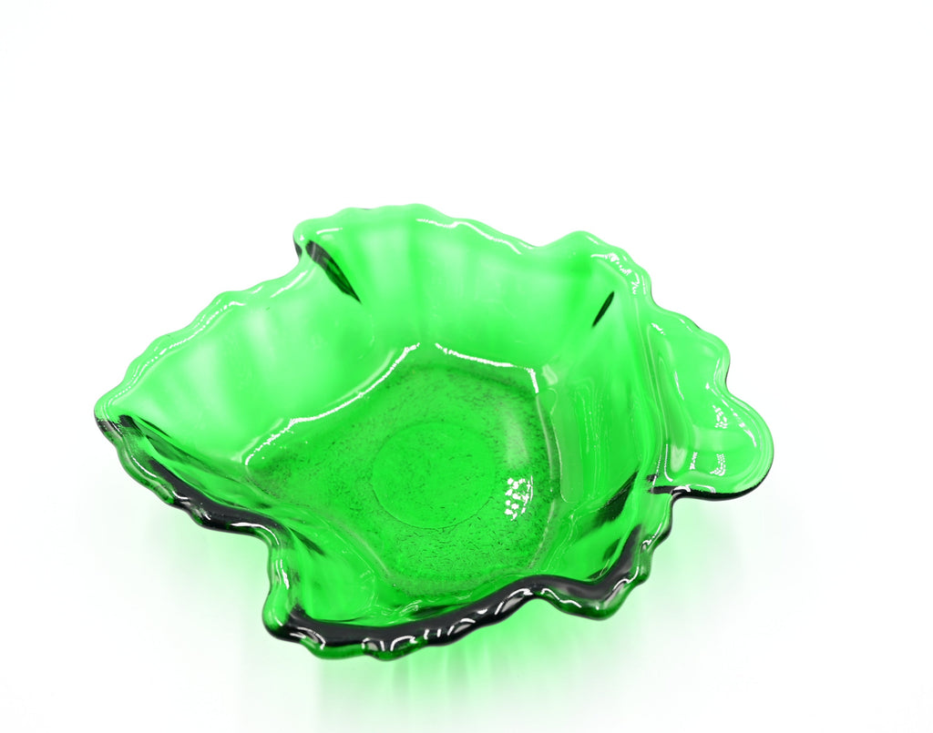 Atomic Green Anchor Hocking Jolly Leaf Bowl