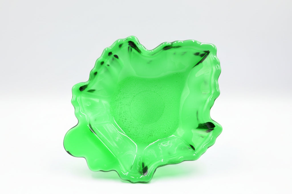 Atomic Green Anchor Hocking Jolly Leaf Bowl