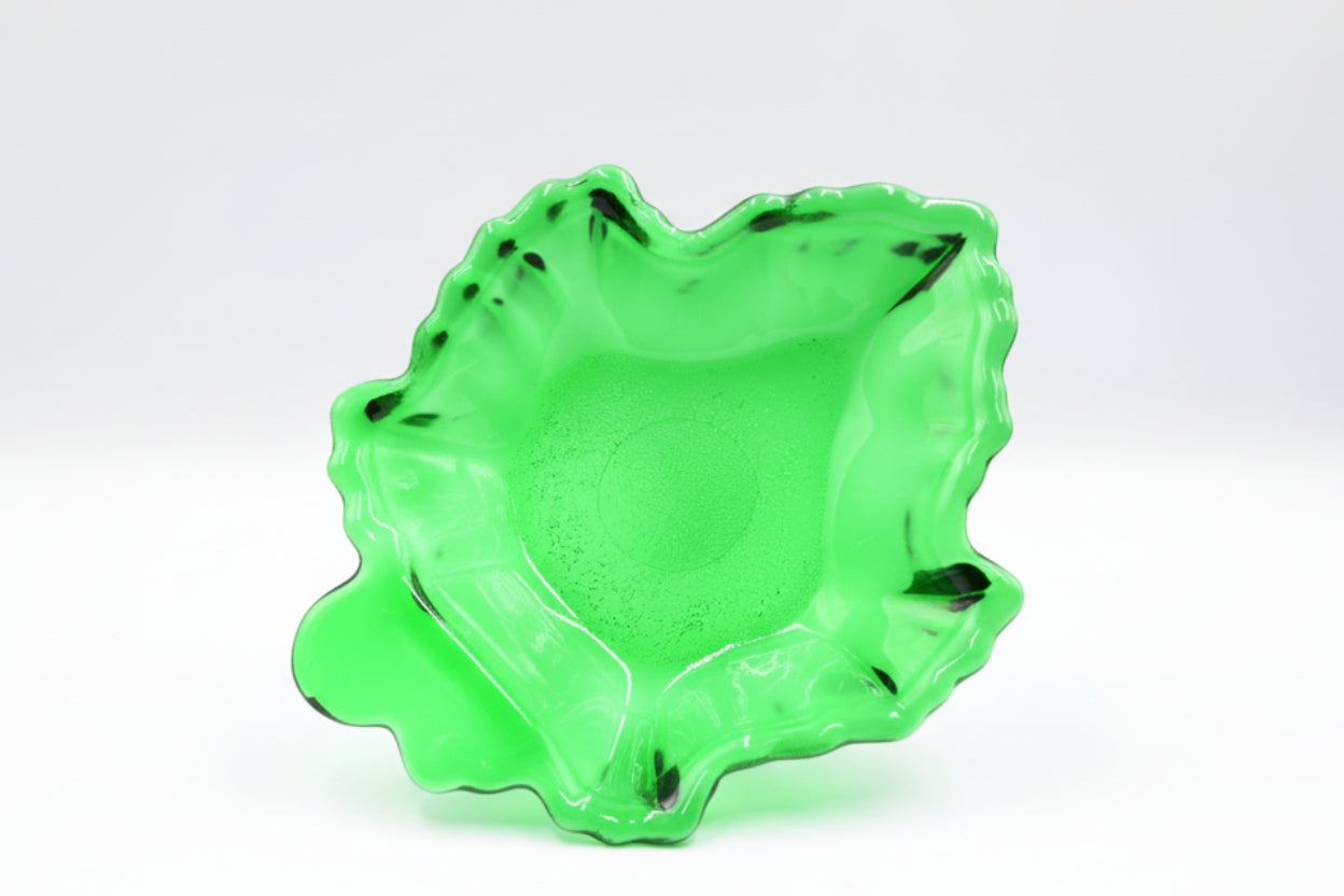 Atomic Green Anchor Hocking Jolly Leaf Bowl