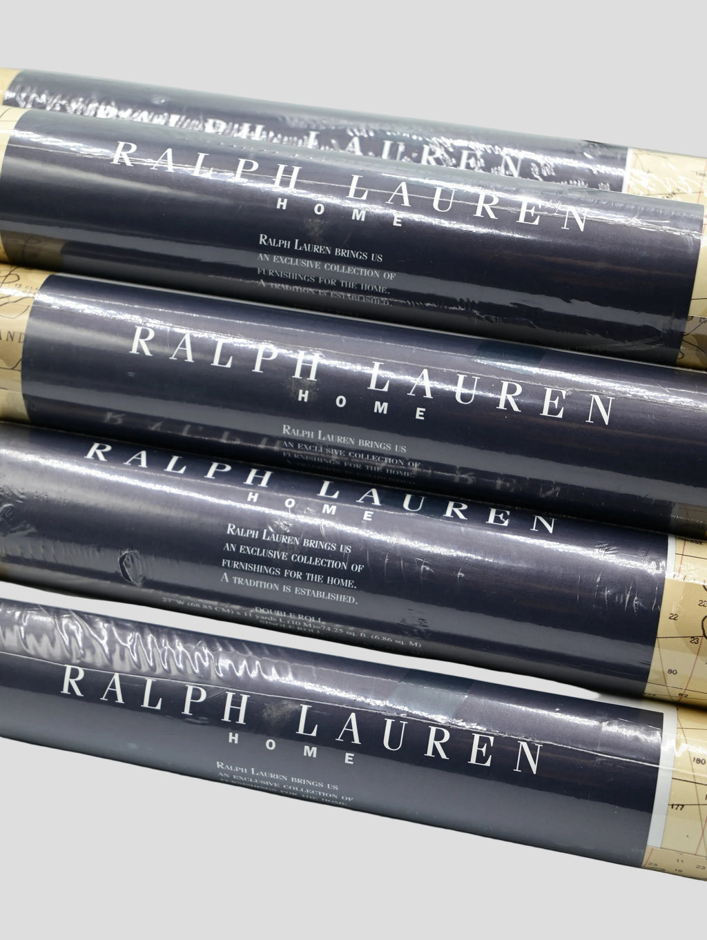 Ralph Lauren Old World Nautical Map Wallpaper