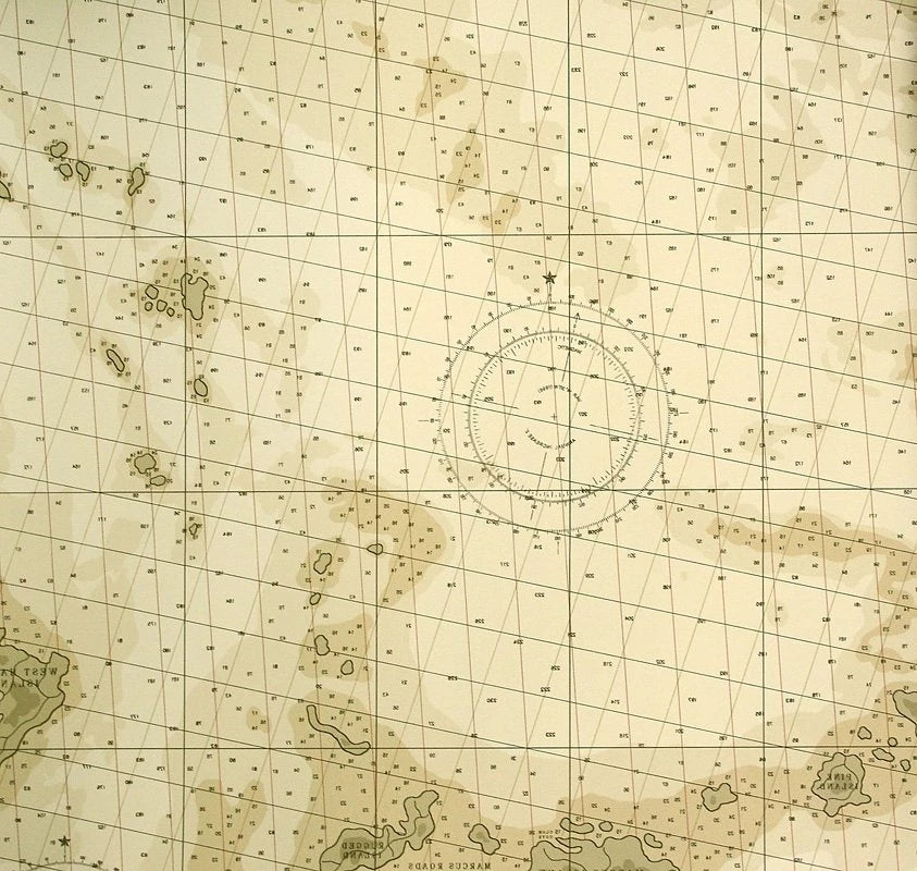 Ralph Lauren Old World Nautical Map Wallpaper