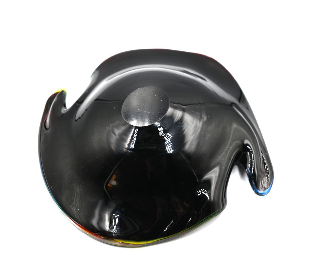 Wild Neon Vintage Bizantino Murano Glass Bowl/Catchall