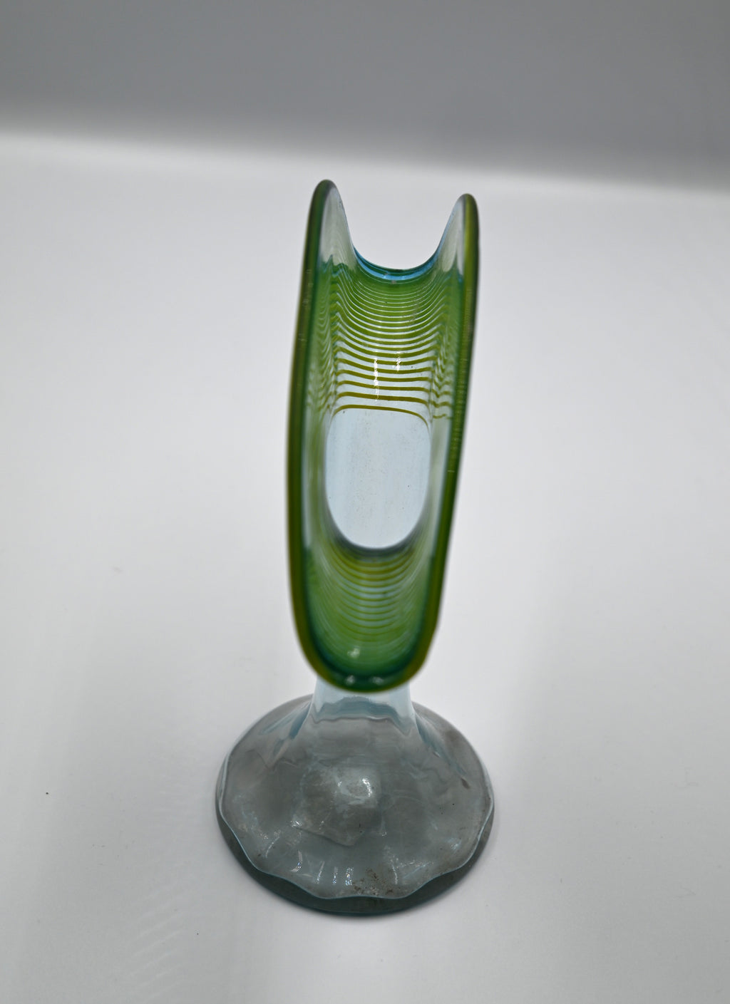 1920's Art Deco Kralik Bohemian Czech Threaded Art Glass