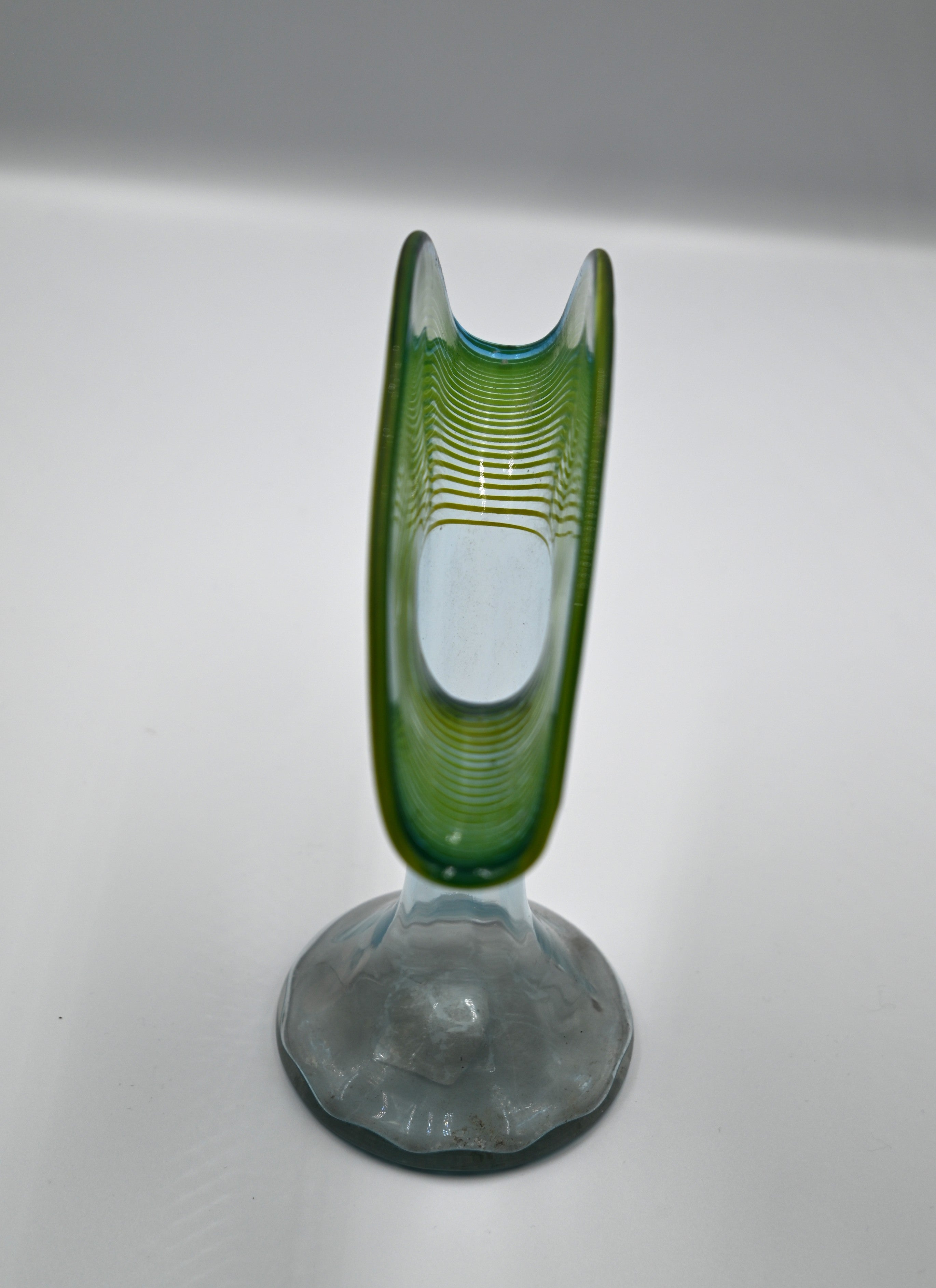 1920's Art Deco Kralik Bohemian Czech Threaded Art Glass