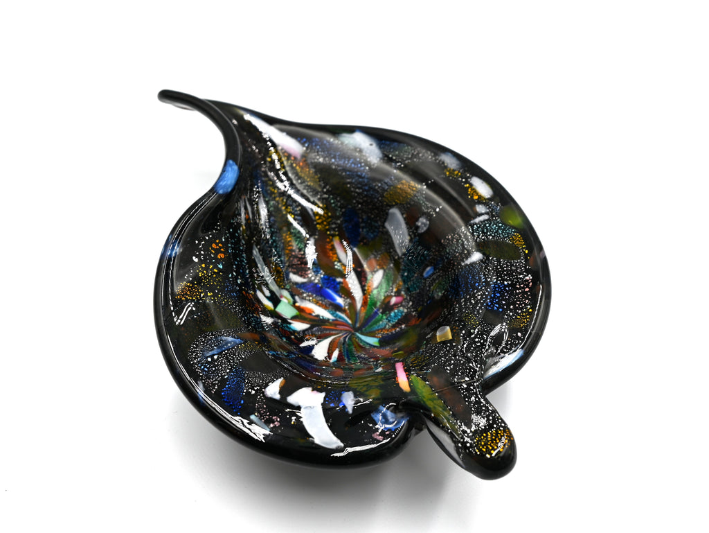 Vintage Murao Swirl and Tutti Frutti Leaf Shaped Bowl/Catchall