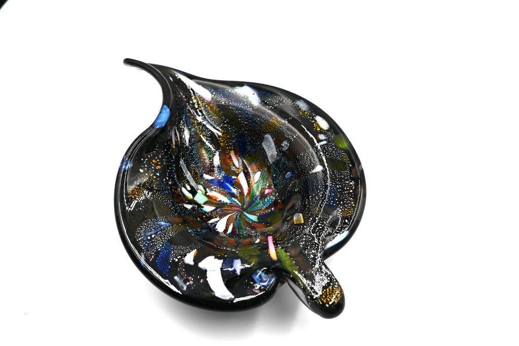 Vintage Murao Swirl and Tutti Frutti Leaf Shaped Bowl/Catchall