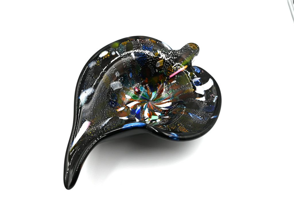 Vintage Murao Swirl and Tutti Frutti Leaf Shaped Bowl/Catchall